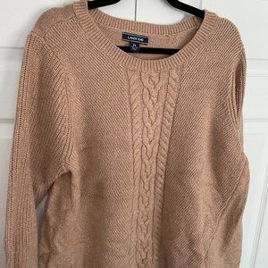 Lands End Tan Sweater
